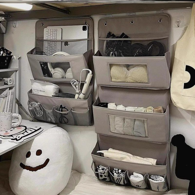 收纳挂袋宿舍上铺下铺床头学生挂式收纳袋门后寝室衣柜衣物,收纳整理,收纳挂袋,淘宝优惠券,粉丝福利购,淘宝优惠卷