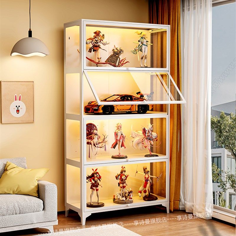 展示柜加高玻璃门铁皮储物柜痛柜陈列柜钢制防尘收纳柜子,住宅家具,家用陈列柜,淘宝优惠券,粉丝福利购,淘宝优惠卷