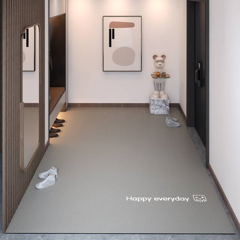 入户门地垫轻奢简约现可裁剪耐脏免洗进门门口入门地垫p皮革