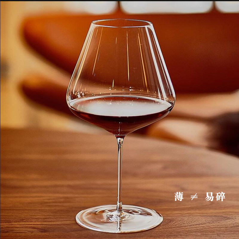 超薄大白勃艮第酒酒手工吹制大号高脚杯红酒肚葡萄杯杯