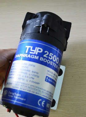 50G邓元泵家用纯水机静音增压泵隔膜水泵净水器配件TYP-2500