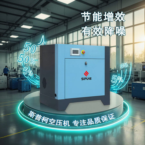 空压机螺杆空气压缩机小型永磁变频7.5KW10HP压缩机中高压空压机