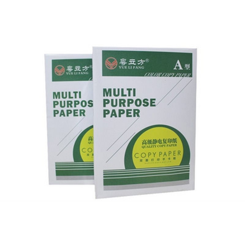 粤立方A4复印纸a4打印纸80克A4纸打印纸5包/箱500张/包全国价