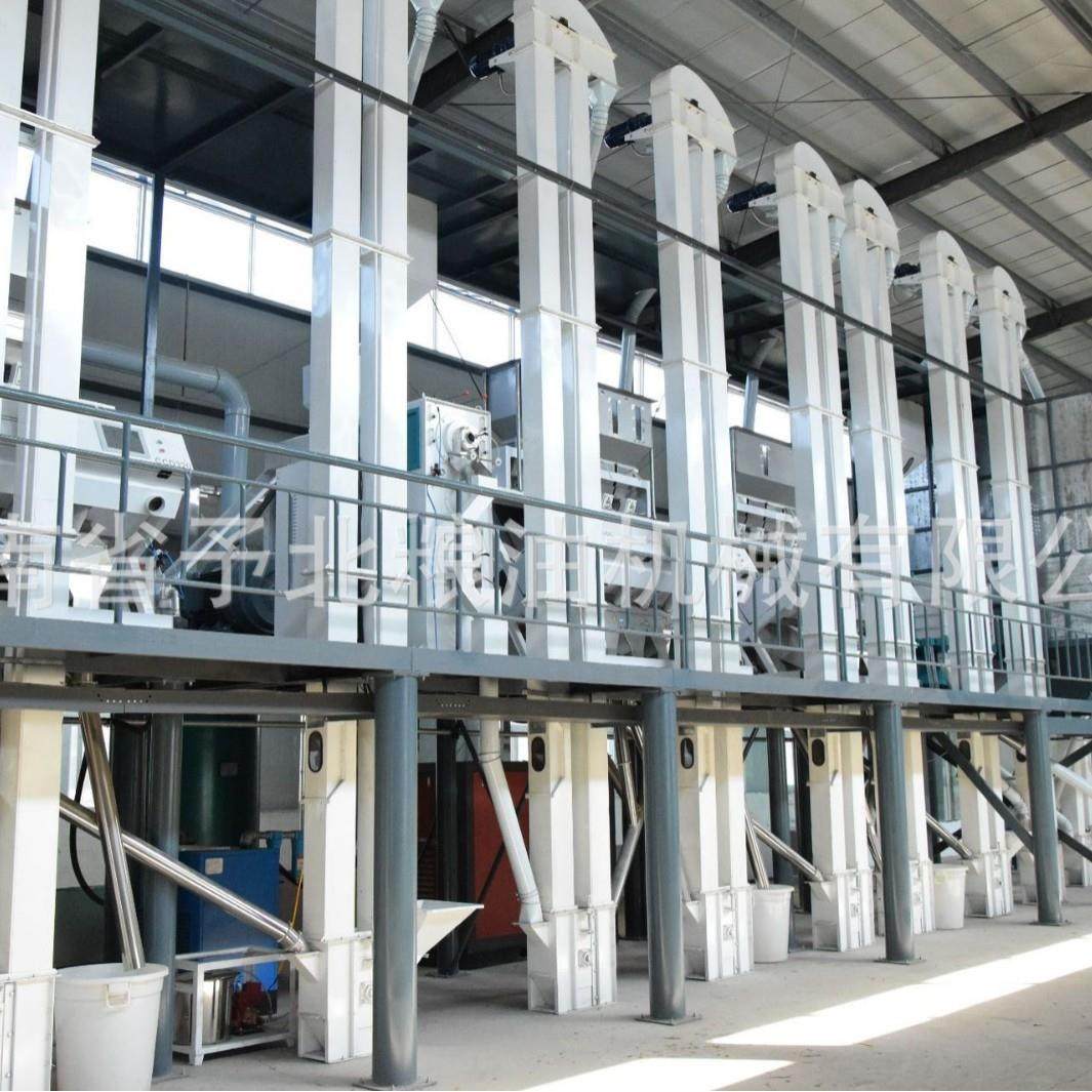 全自动大型大米生产加工厂打米机成套设备价格剥谷械机碾米机