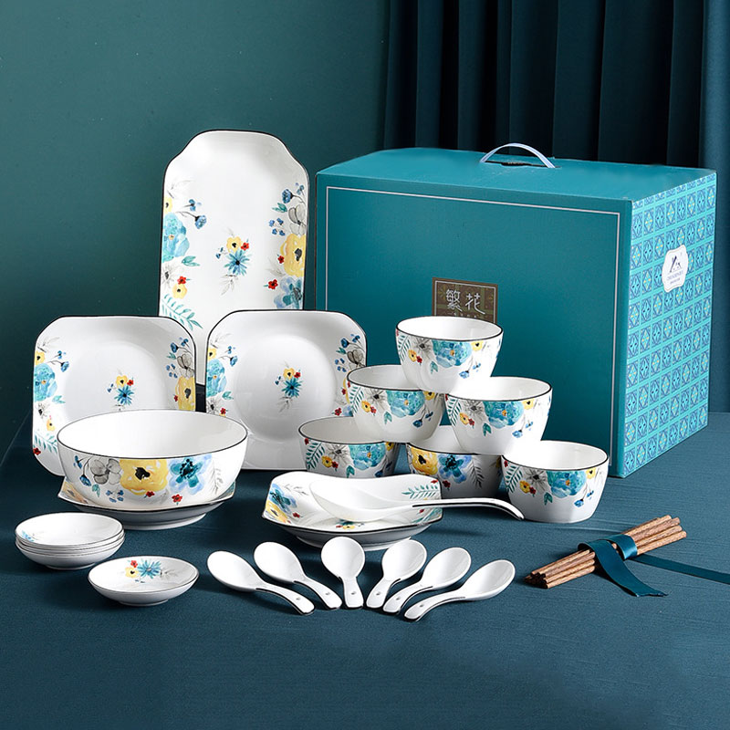 新房摆件搬家礼物暖房送礼乔迁新居餐具礼品朋友新家实用入宅餐具