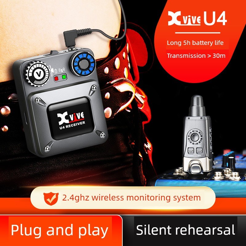 vve U无线耳回监测系统现场表演排练j设备入耳式无线发射器接收器