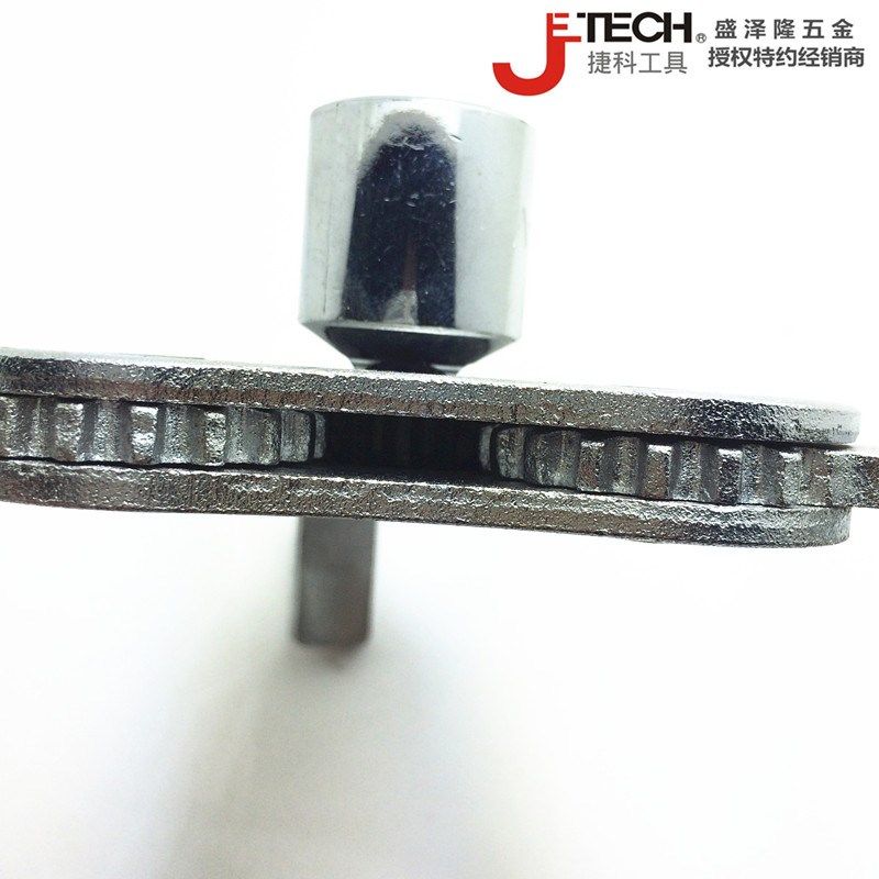 【捷科工3】-FW1/2两用滤清器扳手可拆卸直径6具O102mm三爪滤清器