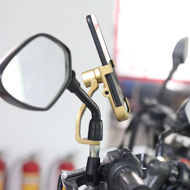 GIXXER155NK版铝合金手机架GSX150N街车骑行防震固定导航手机支架