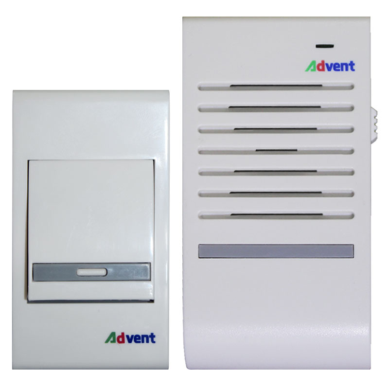 门铃无线家用一拖一远距离交流插电叮咚调音量海得曼advante