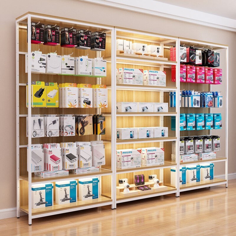 悠佳货架展示架陈列柜化妆品货柜母婴店货架超市架置物架办公柜美