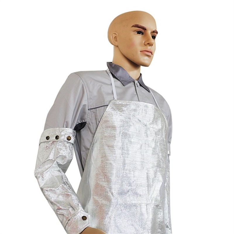 谋福8093防火五指隔热手套 炼钢炉服 铝箔耐高温防护服 防火工作