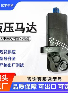 BMSY-200/250后置法兰车轮马达摆线液压马达BMS/BM5扫雪液压马