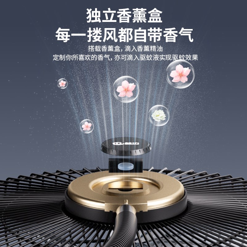 林边喷雾电风扇落地扇大风力家用静音遥控加湿降温工业水冷雾化扇