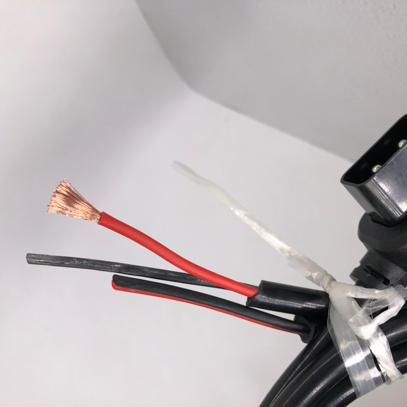 小牛电动车锂电池N1/NIS/U1/MI输出电源线锂电公母插头输入充电线