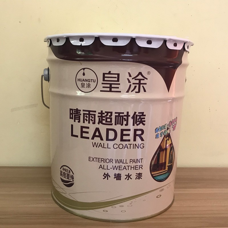 皇涂外墙漆乳胶漆防潮湿防霉环保净味墙面油漆晴雨耐候可调色涂料