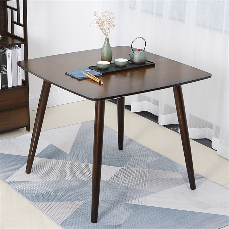 楠竹餐桌实木四方桌儿童学习桌吃饭桌方桌子正方形家用小户型