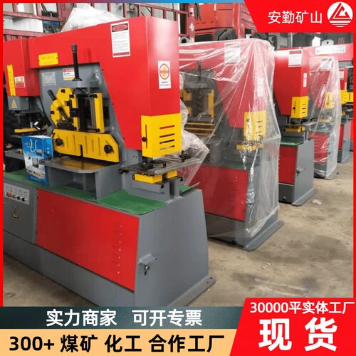 多功能联合冲剪机 Q35Y-20A 90T金属型材剪切冲孔液压冲孔剪断机