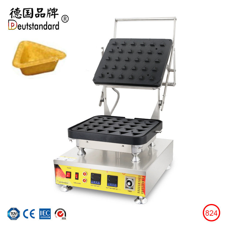 三角形流心芝士蛋挞机商用三边形蛋挞成形模板 爆浆曲奇小吃设备