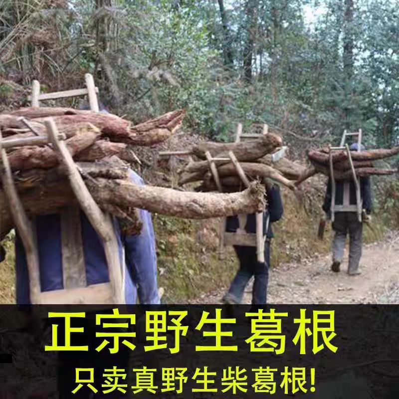 大山里的深山柴葛根500g泡茶煲汤无熏硫天然柴葛根丁