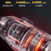 鹰之印无刷电动扳手20V大扭力架子工木工锂电冲击风炮扳手P0943