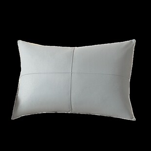 长条科技布沙发靠枕客厅护腰抱枕皮腰枕套不含芯长方形靠背垫枕头