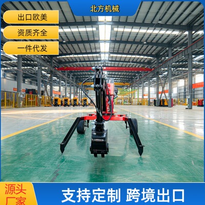 出口加拿大林业用轮式小型spider excavator 多功能轮式牵引挖机