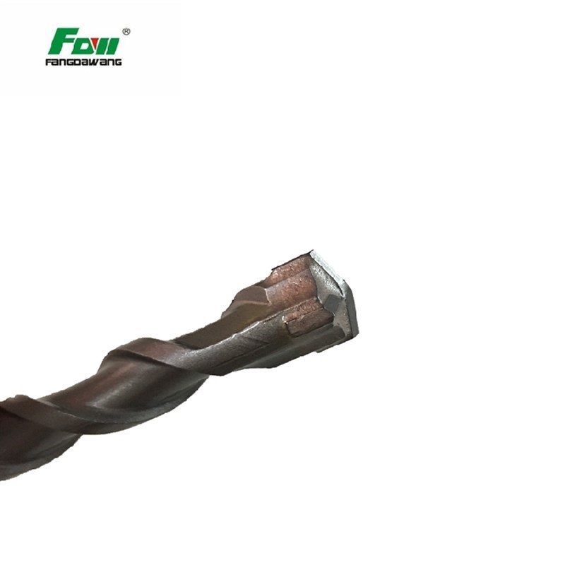 方大王方柄四坑十字头四刃合金电锤冲击钻咀钻钢筋混凝土植筋钻头