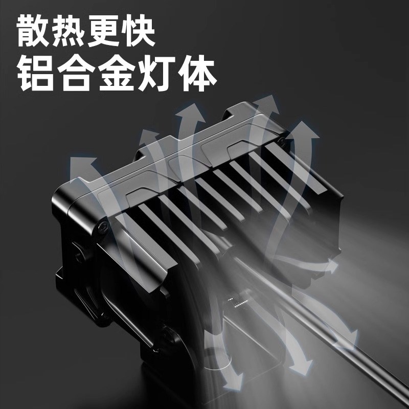 电动车灯摩托车超亮led大灯泡 外置改装12v80v强光透镜射灯铺路灯