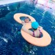 亲子游泳池教具8字漂浮板儿童水育馆漂浮教玩具环保EVA泡棉打水板