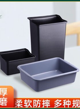 餐具收集框下栏收碗筐撤餐盆酒饭店饮厅商用盒长短餐车挂桶收餐盆