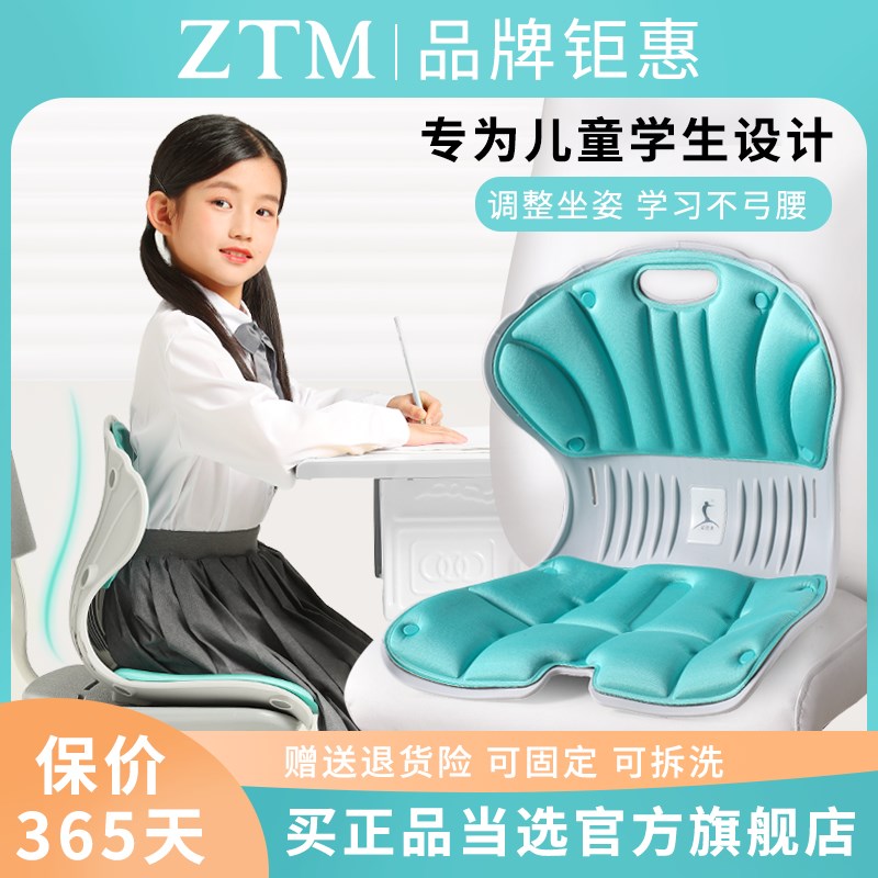 ZTM护腰坐垫防驼背久坐不累神器脊柱儿童小学生学习椅纠子正坐姿