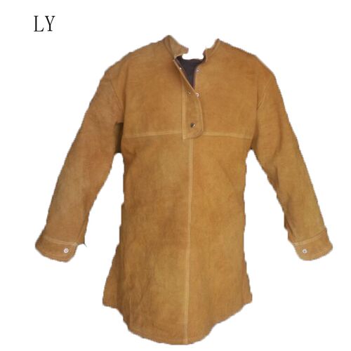 皮电焊服防护服长袖围裙焊工服防阻燃防飞溅耐高温焊接皮工作服
