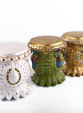 东南亚凳子摆件 A会所泰式餐厅高档家居装饰摆设