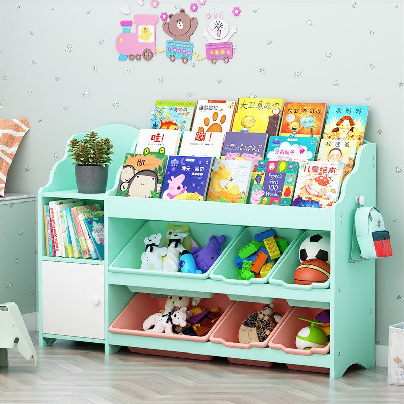 儿童收纳架多层置物柜收纳箱儿童收纳柜整理架书架,住宅家具,儿童储物架/收纳架（原婴童）,淘宝优惠券,粉丝福利购,淘宝优惠卷