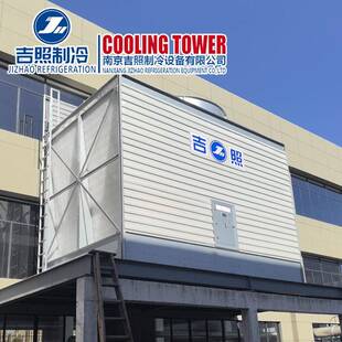 玻璃钢方形冷却塔100吨200吨500吨800暖通系统配套横流降温冷却塔
