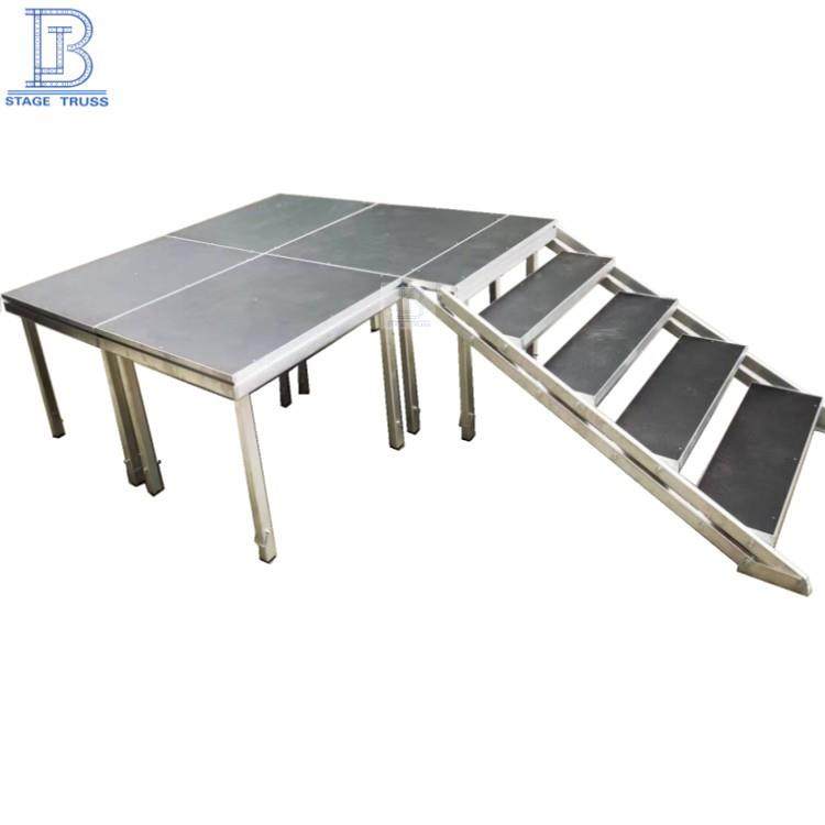 铝合金快装舞台活动婚庆T台走秀方管腿舞台庆典拼接舞台