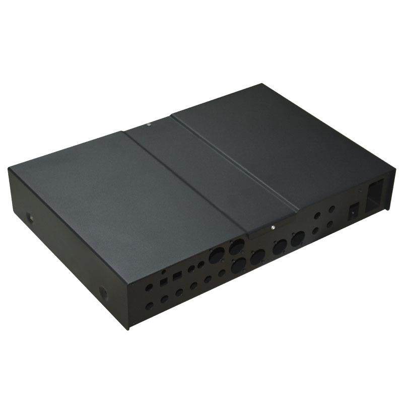 钣金箱体cnc激光切割五金冲压件数控折弯异形机箱功放机机箱外壳