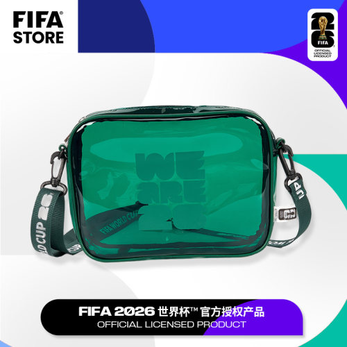 FIFA国际足联2026世界杯透明斜挎痛包通勤大容量潮流时尚单肩包