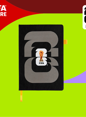 FIFA国际足联2026世界杯周边笔记本简约A5加厚记事本学生错题本