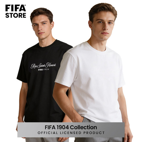 FIFA1904系列RUE SAINT HONORE SCRIPT SHIRT运动休闲T恤男短袖女