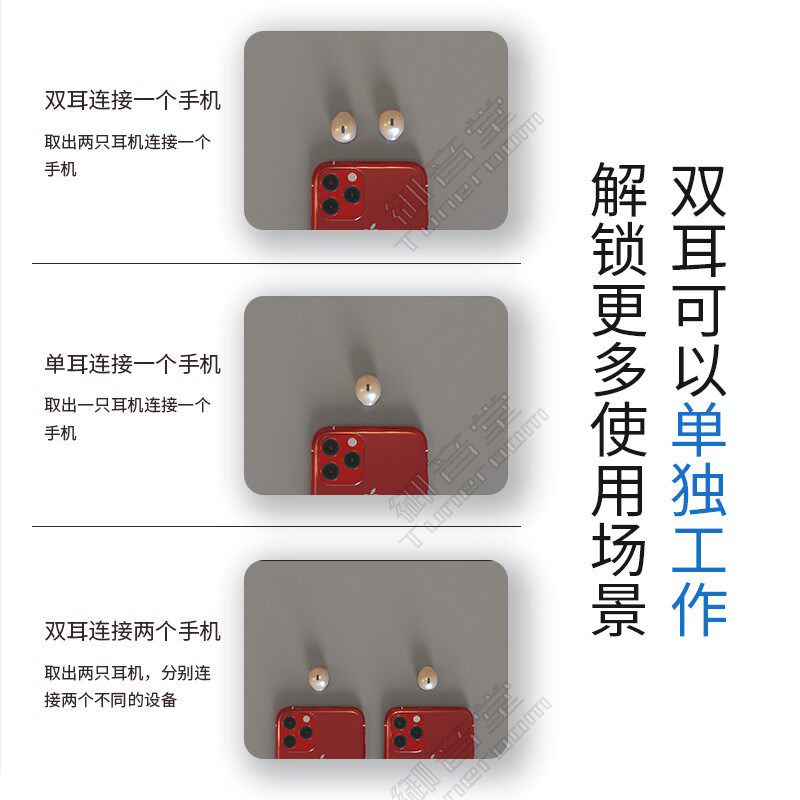 无线蓝牙耳机迷你微小型新款可爱双耳入耳式隐形女生款高音质最小