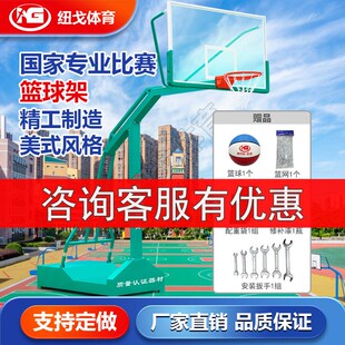 标准篮球架户外可移动篮球架子室外成人金陵专业美式篮板篮筐配件