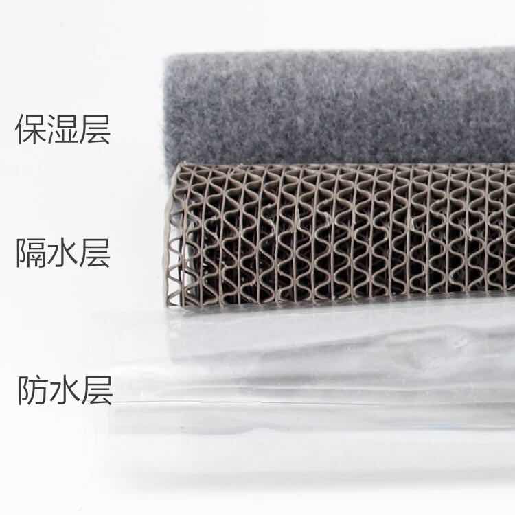 陆龟垫材宠物垫保湿地毯爬虫箱饲养箱加湿防水三合一乌龟垫材特厚