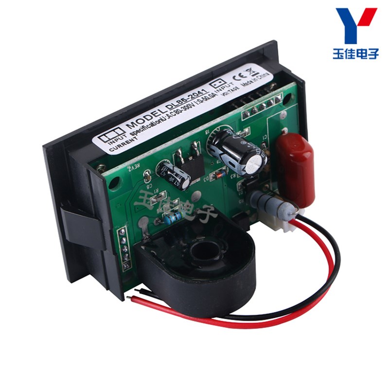 双显示AC表头 数字交流数显 电压表 电流表 80-300V 50A表头*