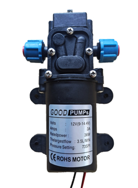 VVV6WW电动器水泵洗车泵可调压力5W博今回流隔膜泵