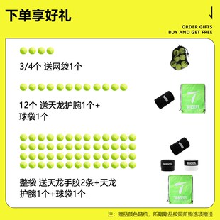 天龙网球训练球603rising801高回弹幼儿园投掷按摩宠物发球机网球