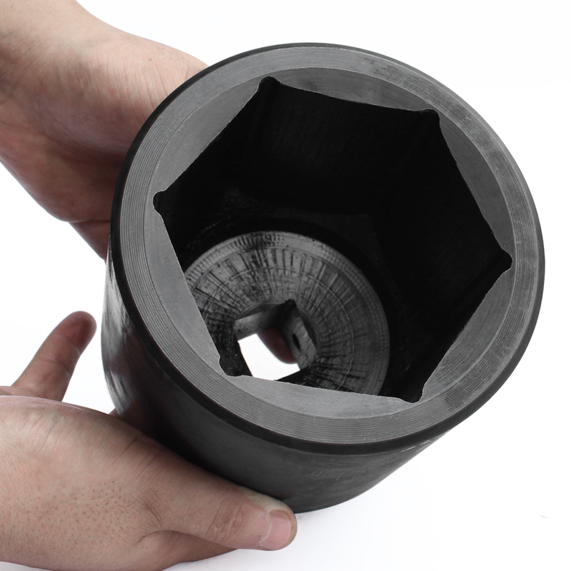 1寸套筒六角加长160mm大风炮套筒头气动重型大规格套筒头55mm65mm