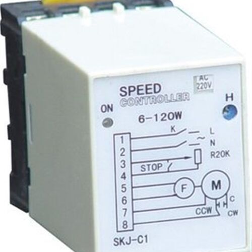 SKJ-C1交流电机调速器 单相电容运转异步调速电动机控制器6-120W