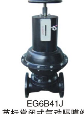 EG6B41J英标常闭式气动隔膜阀/气动隔膜阀/隔膜阀/闭式气动隔膜阀