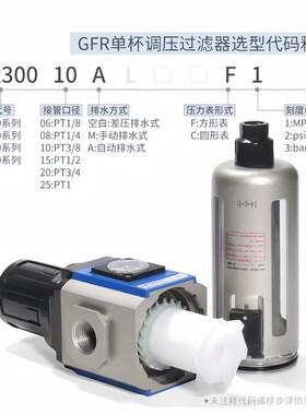 精品气源调压油水分离器处理器GR/GFR/GFC/GC/GL200/300/400-08/1